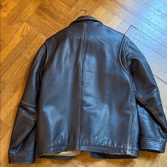 Sonoma Men's Rich Brown Leather Jacket - Picture 3 of 5